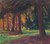 Digital Print - Herbstsonne im Walde by Georg Burmester