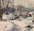Digital Print - Winterlandschaft in Pressbaum by Oskar Laske