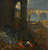 Digital Print - An Architectural Capriccio With Ancient Ruins, A Triumphal Arch And A Haut-Relief Sculpture, With The Story Of Mercury And Argus by Jean Lemaire