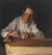 Digital Print - The Kantele Player by Pekka Halonen