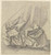 Digital Print - Study of folds by Hans Brosamer Digital Print - Study of folds by Hans Brosamer