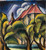 Digital Print - Landscape with a church by Wacaw Wsowicz