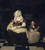 Digital Print - A Mother With Her Child And A Maid by Jacob Ochtervelt