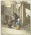 Digital Print - Drie kinderen spelend met een varkensblaas by Jean Bernard
