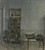 Digital Print - Interior with a table, bookcase and Windsor Chair, 25 Strandgade by Vilhelm Hammershi