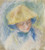 Digital Print - Portrait de femme en chapeau de paille (Madame Clapisson) by Pierre-Auguste Renoir