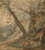 Digital Print - A Wooded Landscape with a Path to a House by Lucas Achtschellinck