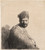Digital Print - Bearded Man, in a furred Oriental Cap and Robe by Rembrandt van Rijn