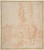Digital Print - Figure Studies; Woman holding a Shield, a Dancing Female, and a Priest Supported at an Altar before a Group of Onlookers by Bernardino Poccetti