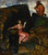 Digital Print - An Der Quelle (Lauschende Nymphe) by Franz von Stuck