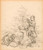 Digital Print - Christmas scene study for postcard by Pierre Bonnard