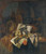 Digital Print - A Vanitas Still Life With A Skull, A Shield, An Hour Glass, Books And Papers On A Tabletop by Franciscus Gijsbrechts
