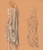 Digital Print - Study of a draped female figure, with a subsidiary study of the same, for 'The Sleep of Arthur in Avalon' by Sir Edward Coley Burne-Jones