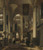 Digital Print - Interior of a Protestant Gothic Church with Motifs from the Oude and Nieuwe Kerk in Amsterdam by Emanuel de Witte