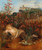 Digital Print - A Kamptal Nymph under a Rose Hedge by Anton Romako