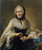 Digital Print - Portrait of an Unknown Lady with a Golden Chocolate Box by Johann Nikolaus Grooth