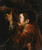 Digital Print - ABoy Using His Hat ToDrink Water From A Fountain by Roman School