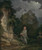 Digital Print - A Philosopher in a Moonlit Churchyard by Philip James de Loutherbourg