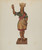 Digital Print - Cigar Store Indian by Lucille Lacoursiere