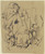 Digital Print - Frau Knopp flstert ihrem Mann etwas ihn berraschendes ins Ohr by Wilhelm Busch