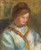 Digital Print - Femme au corsage bleu by Pierre-Auguste Renoir