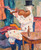 Digital Print - A Clown Playing the Violin by Gsta Von Hennigs