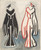 Digital Print - Costumes for 'New Faces', Radio City, Female Dominoes by Sergey Yurievich Sudeikin
