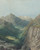 Digital Print - An Alpine Valley by Rodolphe Leon Berthoud