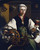 Digital Print - Portrait Of A Lady Spinning by Maarten Van Heemskerck