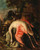 Digital Print - Hunting dogs with a flamingo and other game in a landscape by Baldassarre De Caro