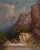 Digital Print - Ox-Drawn Cart In The Mountains by Ilya Nikolaevich Zankovsky