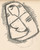 Digital Print - Study of a woman in a scarf composed on a diagonal by Mikul Galanda