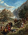 Digital Print - Arabs Skirmishing in the Mountains by Eugne Delacroix