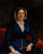 Digital Print - Portrait Of A Woman In A Blue Dress by Frederick Randolph Spencer