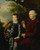 Digital Print - Portrait of a gentleman and a boy in a landscape by Hugh Barron