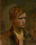 Digital Print - Fair-Headed Boy with Red Point in the Background by Ladislav Mednynszky