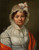 Digital Print - Portrait of a woman in a red scarf by Jzef Sonntag