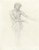 Digital Print - Study for the central figure of passing days by John Melhuish Strudwick