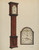 Digital Print - Grandfather Clock by Stanley Mazur