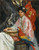 Digital Print - Lady With A Parrot by Julius Leblanc Stewart