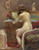 Digital Print - Vor dem Toilettespiegel by Vlaho Bukovac