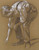 Digital Print - A Man Bending Over by Hans Thoma