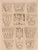 Digital Print - Capitals and A & B Bas-Reliefs in the Abbey Church of Saint Georges de Bocherville, near Rouen, Normandy by John Sell Cotman