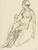 Digital Print - Seated Nude by Alfred J. Wands