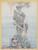 Digital Print - She put the statue in her garden by William Heath Robinson