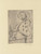Digital Print - Blonde Pippa in weiem Tanzkostm mit Schirm by Ernst Ludwig Kirchner