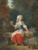 Digital Print - A flower seller by Jean-Frdric Schall