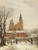 Digital Print - Rosenborg ved vintertide by Carl Frederik Aagaard