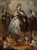 Digital Print - The Virgin of Carmen and the Souls of Purgatory with St. Joseph and the Prophet Elijah by Juan Francisco de Aguilera