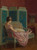 Digital Print - Idle Thoughts by Auguste Toulmouche Digital Print - Idle Thoughts by Auguste Toulmouche